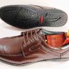 ZL-014 BROWN FLEXIBLE STITCHED DURBY SHOES