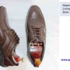 ZL-014 BROWN FLEXIBLE STITCHED DURBY SHOES