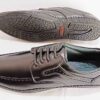 ZL-21 BLACK FLEXIBLE STITCHED DERBY SHOES